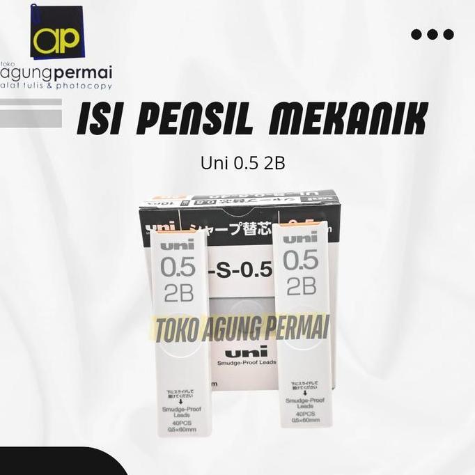 Tulisatk- Isi Pensil Mekanik Uni Nano Dia 0.5 B