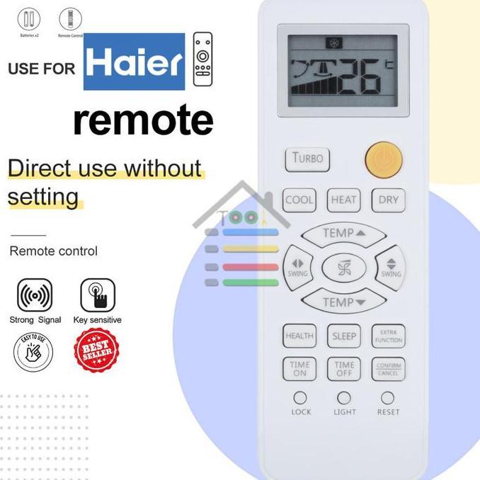 JAOPMAM REMOTE AC HAIER STD LOW WATT INVERTER UNIVERSAL K-8017 PROTOK