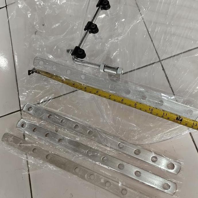 Plat Besi Strip Tebal Chrome