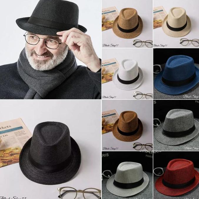 Topi Pria Topi Fedora Import Cowok /Cewek