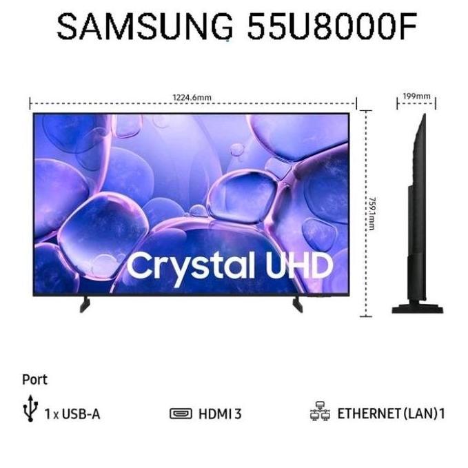 TERLARIS SAMSUNG UA55U8F 55 INCH SMART TV UHD 4K 55U8F