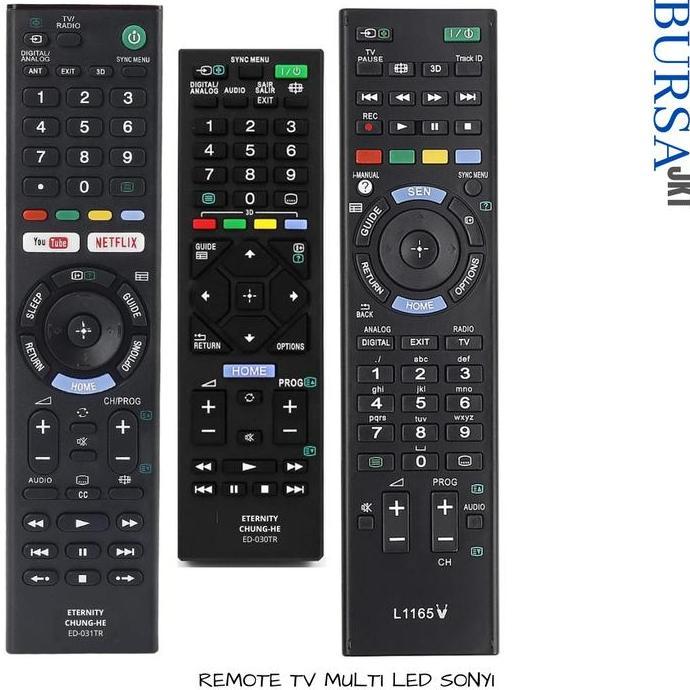 JAOPMAM REMOTE TV LED SONY BRAVIA SMART TV YOUTUBE NETFLIX DIGITAL MULTIFUNGSI PROTOK