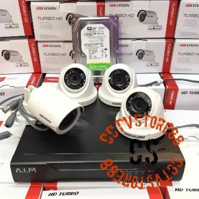 TERLARIS PAKET CCTV HIKVISION MURAH 8 KAMERA 2MP PAKET CCTV 8 CH HIKVISION 2MP