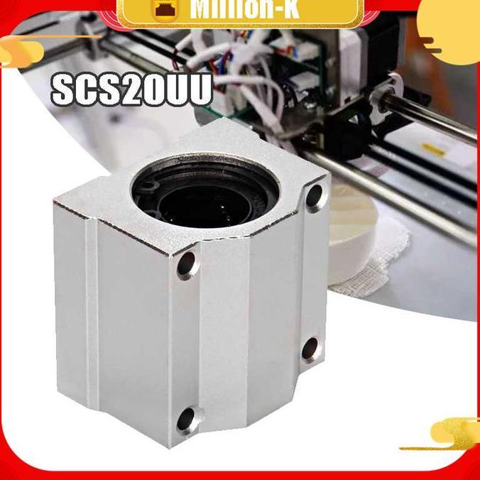 ICHENGO Linear Slide Block SCS12UU Linear Bearing Block 20 Mm Ukuran Printer PROTOK