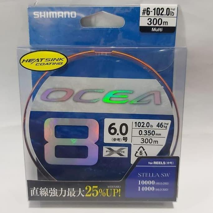 TERBARU - Senar PE Shimano Ocea X8 PE6 300m
