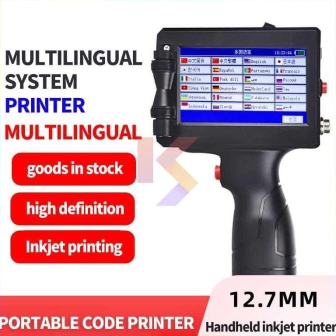 GHIFLY Mesin Coding Expired Date Logo Portable Handheld Printer Inkjet PROTOK