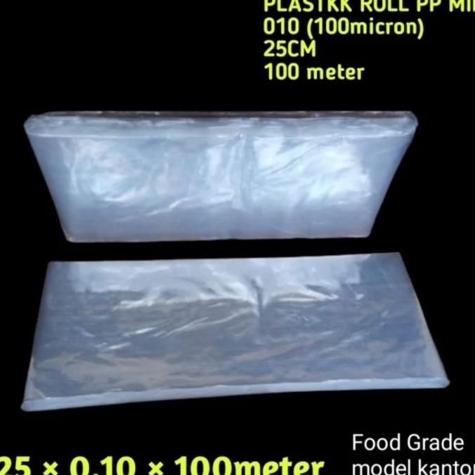 Plastik Roll Pp Mika 010 25Cm Plastik Tebal Snack