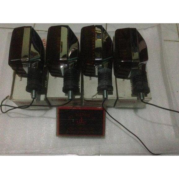 LAMPU SEIN KOTAK CHROME MIKA HITAM RX KING MASTER SEN RX KING ORI YGP