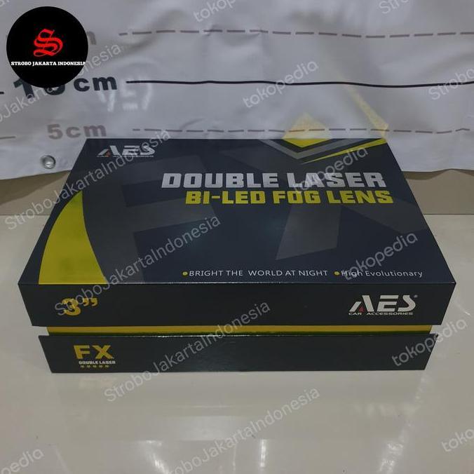 AES BI LED FX DOUBLE LASER BILED FOGLAMP LED