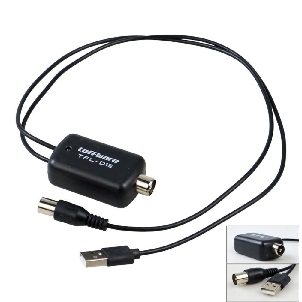 STARLINKSTORE BOOSTER TV TAFFWARE D15 / D25 PENGUAT SINYAL ANTENA D-15 UNIVERSAL ANTEN TELEVISI AMPL