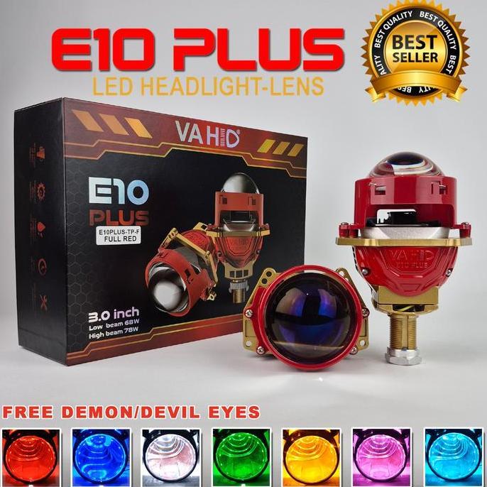 E10 Plus Satuan - 3.0 LED Projector Lens Vahid E10 Plus Satuan | Biled Projector Biled Projie Vahid 