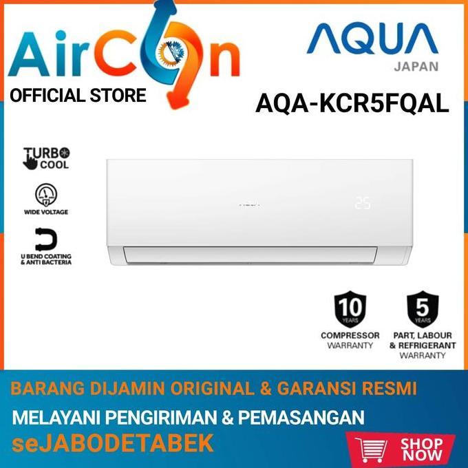 Terlaris Ac Aqua Split 1/2 Pk Promo Termurah  / Ac Aqua Sanyo 0.5 Pk