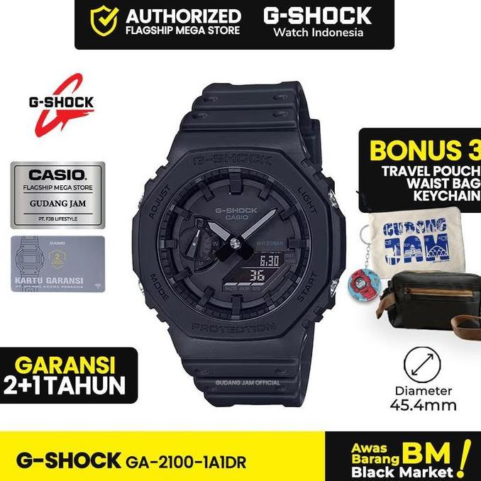 aqonik.id - g-shock gshock ga-2100-1a1dr ga-2100-1a ga-2100 ga2100 ga 2100