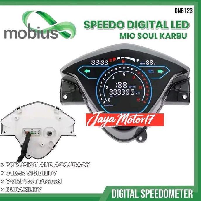 Speedometer Digital LED MIO SOUL Karbu speedo meter LED MIO SOUL MOBIUS speedometer motor motorcycle