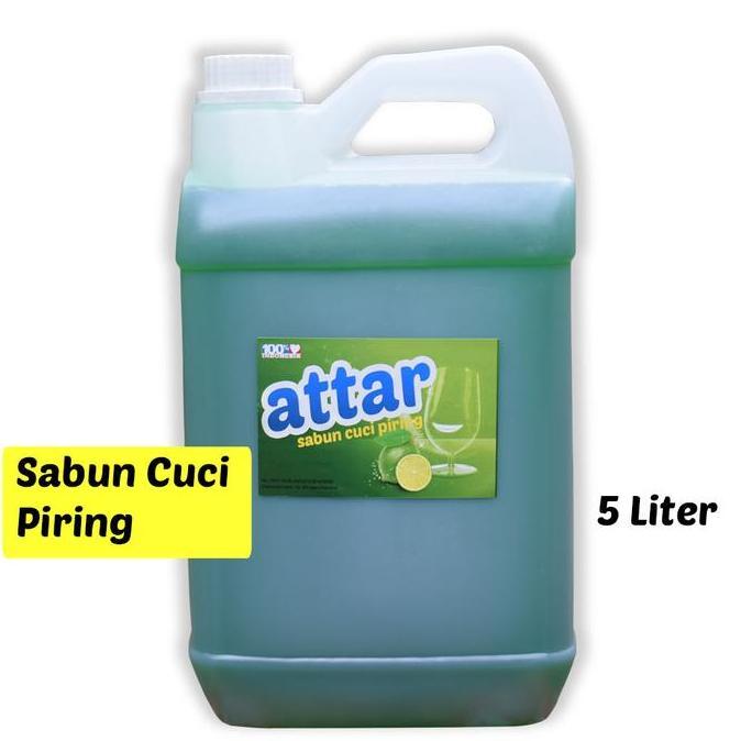 Capspic- Sabun Cuci Piring Attar 5 Liter - Cairan Pencuci Piring