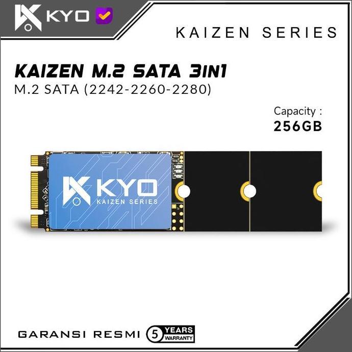 Four- Ssd Kyo Kaizen M.2 Sata 256Gb 2242 2260 2280 Ssd M2 Sata