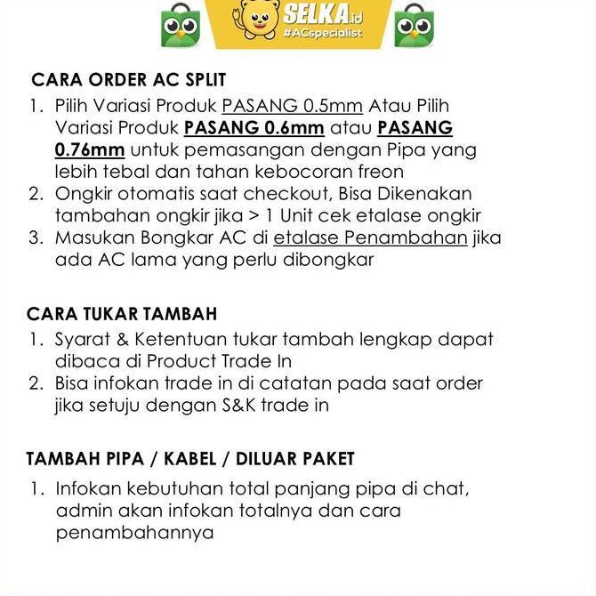 Terlaris Ac Panasonic Cs-Ln5Wkj + Pasang / Ln 5 Wkj Si-Biru Ac Split 1/2 Pk Standard