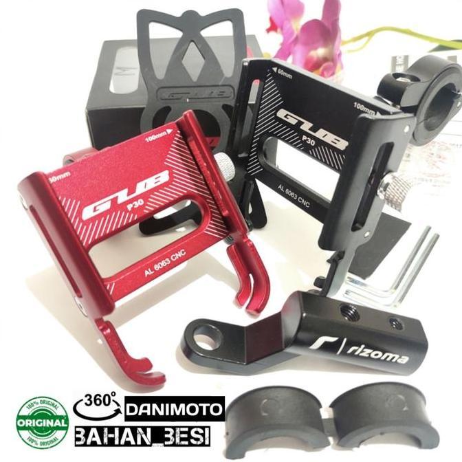 Holder Hp Paket Spion Stang Motor Besi Gub P30 P10 Original Nmax Vario