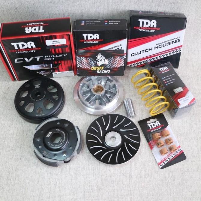Paket Upgrade Cvt New Nmax 2020 Tdr Kampas Ganda - Roller -Pulley-Per Cvt