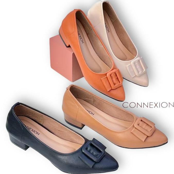 DISKON SPECIAL  Sepatu Kerja Kantor Wanita Hak Tahu 3 cm dari brand Matahari Heels Shoes Hitam DISKO