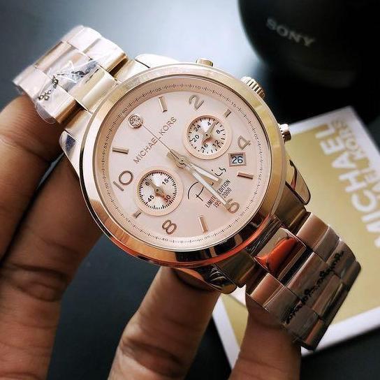 TERKINI [ORIGINAL] MICHAEL KORS Jam Tangan Wanita MK5716 Rosegold / Jam Wanita TERKINI