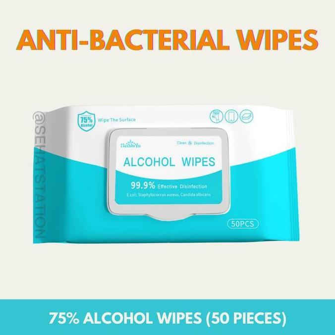 Capspic- Tissue Basah Chando Steril Wipes Tisu Basah Alkohol 75% Disinfektan
