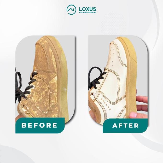 Clenesc- Loxus Paket Perawatan Sepatu Loxus Instant Cleaner Dan Loxus Instant Recolor