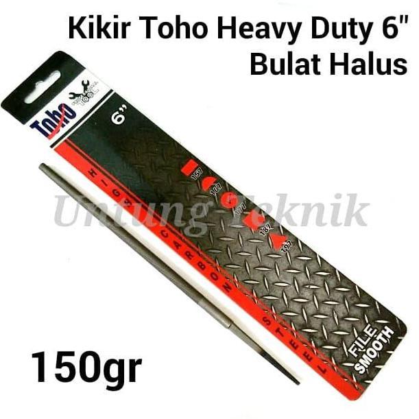 TOHO 6 inch Round Smooth File - Kikir bulat halus