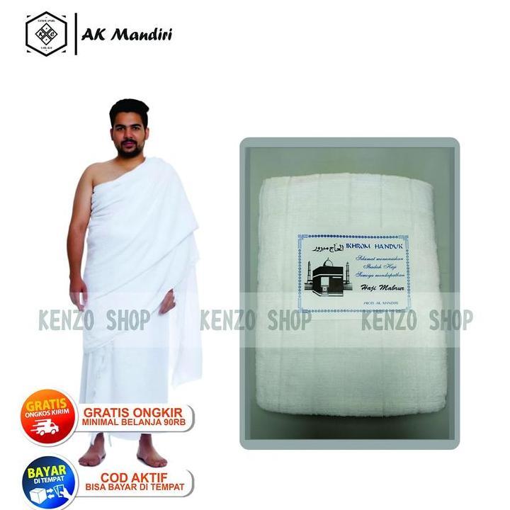 Kain Ihrom Dewasa Baju Ihram Pria Kain Ihram Dewasa Lembut  Katun Muslim