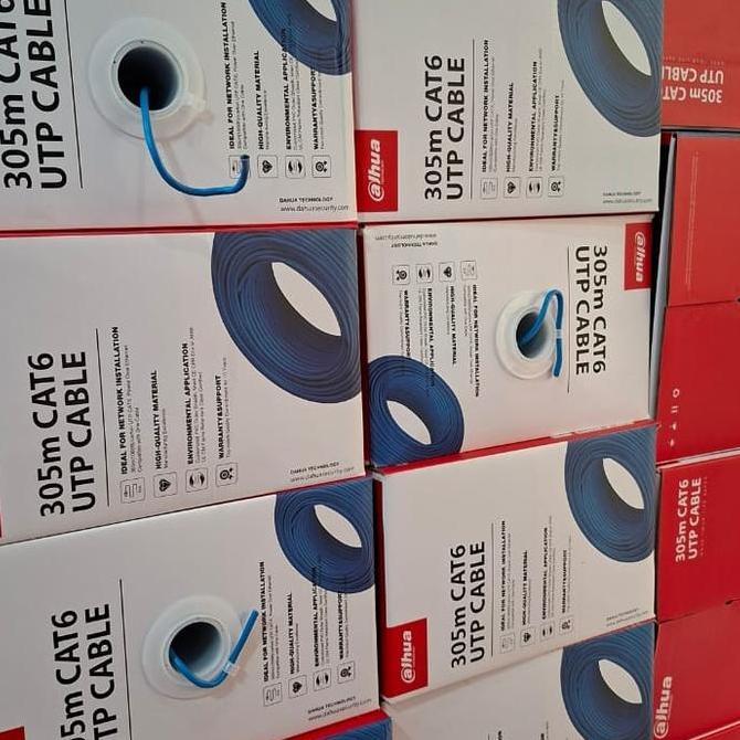 Cod,Bisa- Kabel Utp Cat6/Dahua Kabel Utp/Cable Utp Dahua Cat6 305M