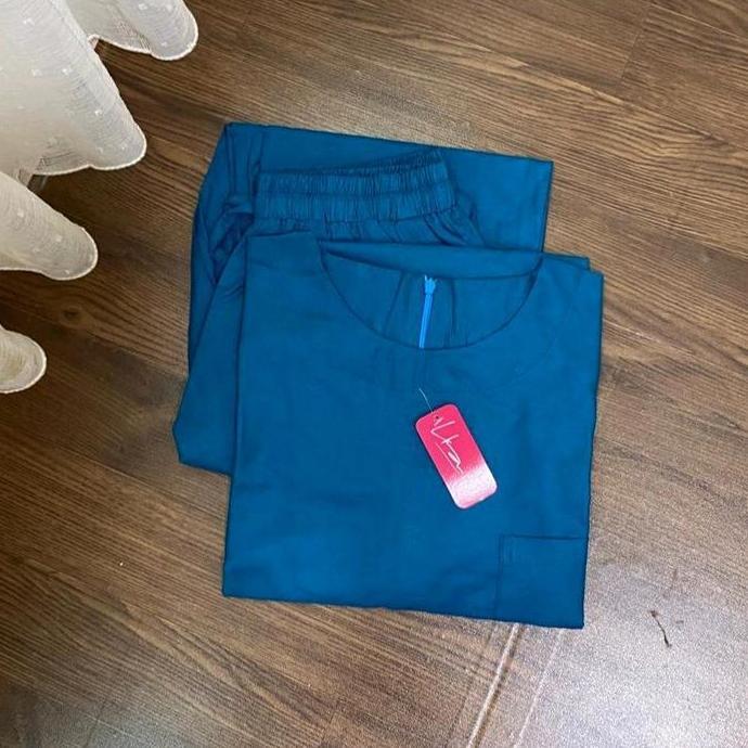 COZIE ONE SET JUMBO setelan wanita TERBARU XXXL,one set KATUN Linen premium TERLAKU TERLARIS kekian 