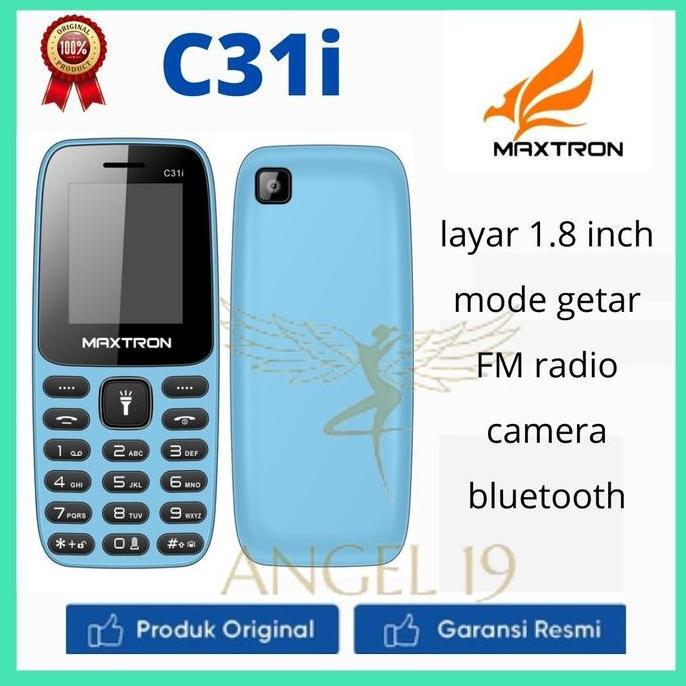 VINCOO_ - HP MAXTRON C31I PRO HP CANDYBAR 1,8" DUAL SIM GSM HP MURAH GARANSI RESMI