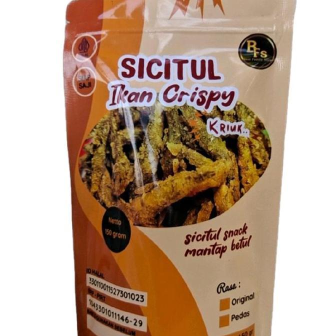 SAFRINAAAA5 - SICITUL IKAN GORENG KRISPI BABY FISH CRISPY DAUN JERUK 150 GRAM SNACK RINGAN LAUK MAKA