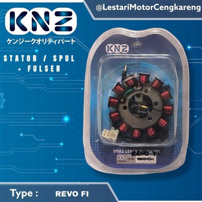 SPUL SPULL SPOL SPOOL STATOR ASSY MOTOR HONDA REVO FI INJEKSI KNZ ORIGINAL DAN TERPERCAYA