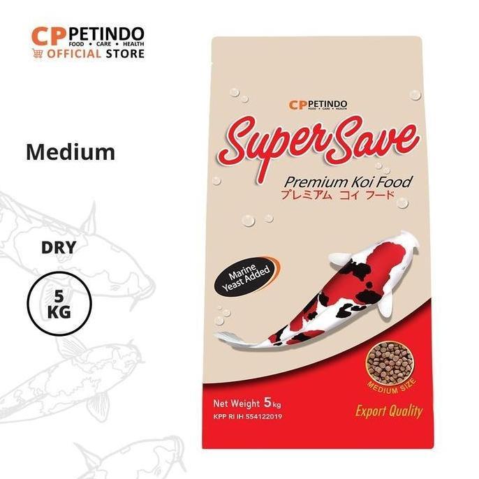 super save supersave makanan pakan pelet ikan koi 5kg 5kg