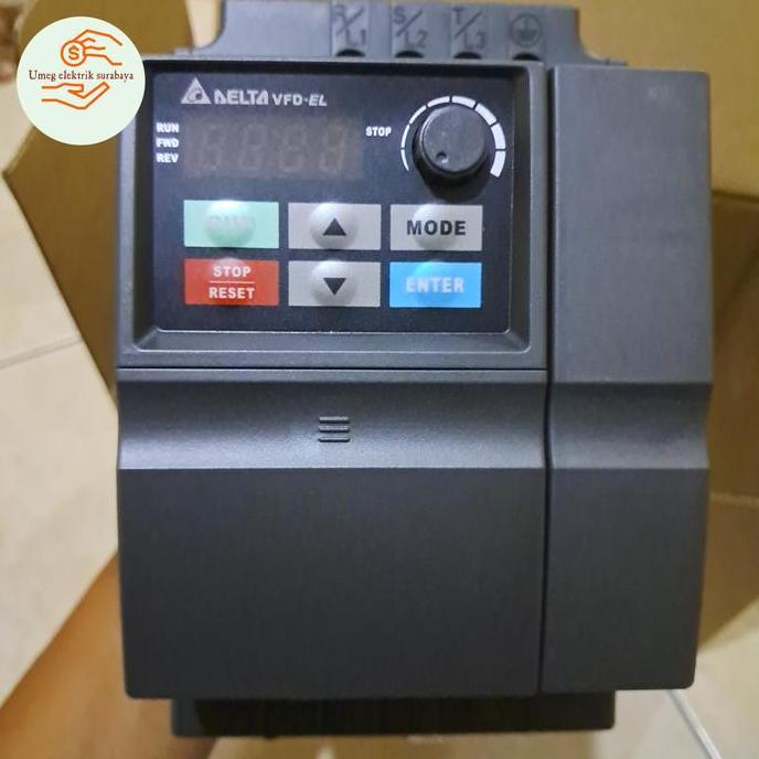 TERBARU - INVERTER 3PHASE 2,2KW 3HP INVERTER DELTA VFD022EL43A 2,2KW 3HP 380V
