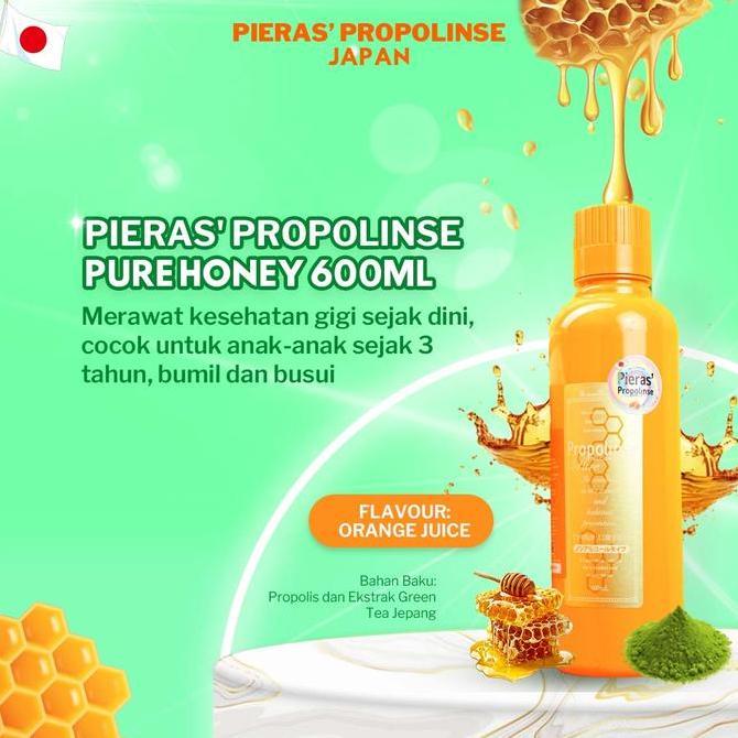 PIERAS PROPOLINSE OBAT KUMUR RASA PURE HONEY 600ML