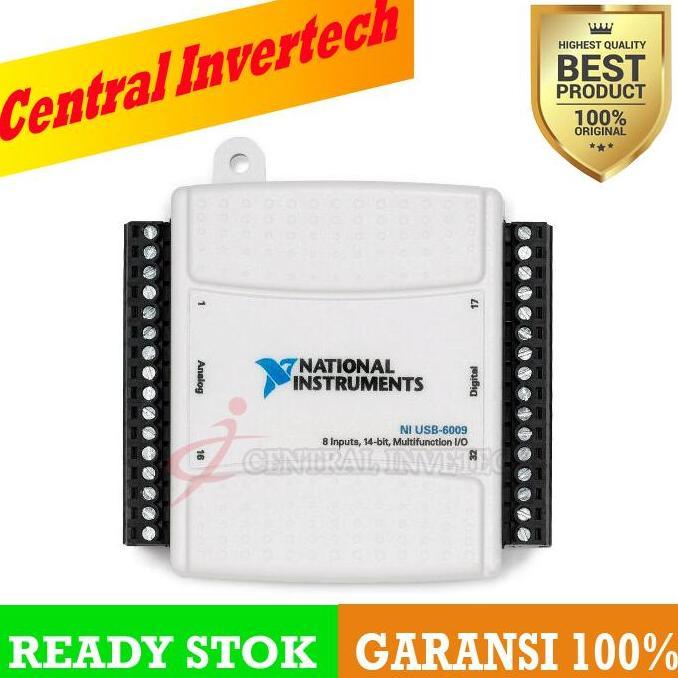 HARGA DISC - National Instruments USB-6009 Data Acquisition Card NI DAQ