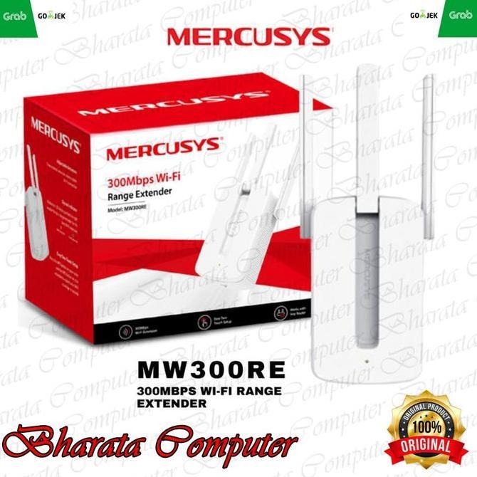 TERLARIS MERCUSYS MW300RE 300MBPS WIFI RANGE EXTENDER MW 300 RE