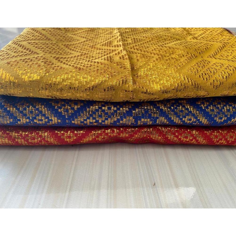 Grade Ori Kain Songket Full Benang Emas, Kain Songket Khas Palembang Asli Adat Melayu Modern Mewah