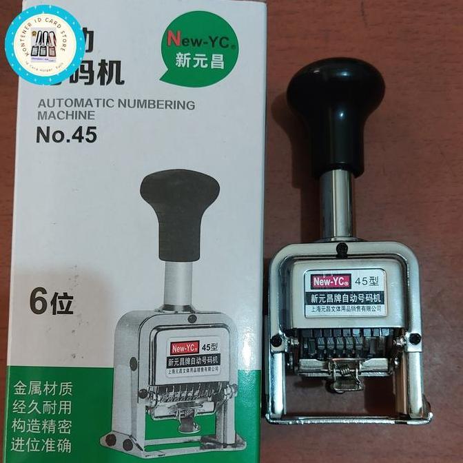 NEW Stempel Angka Otomatis 6 Digit Numbering Otomatis New Yc Stempel Nomor