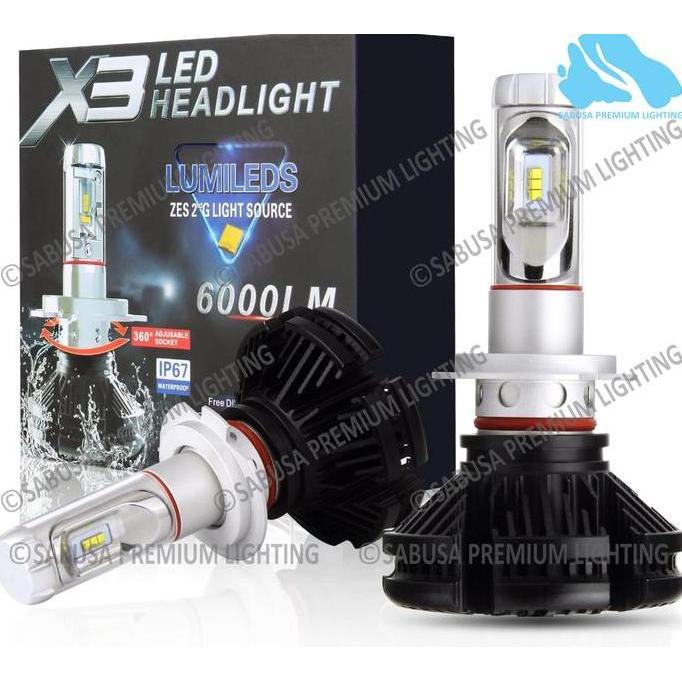 Lampu Mobil Led H4 H11 Foglamp Headlamp Utama Fortuner Xenia Agya Dll