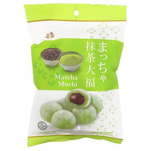 Foodx- Royal Family Matcha Mochi Taiwan / Kue Mochi Teh Hijau 120 Gr