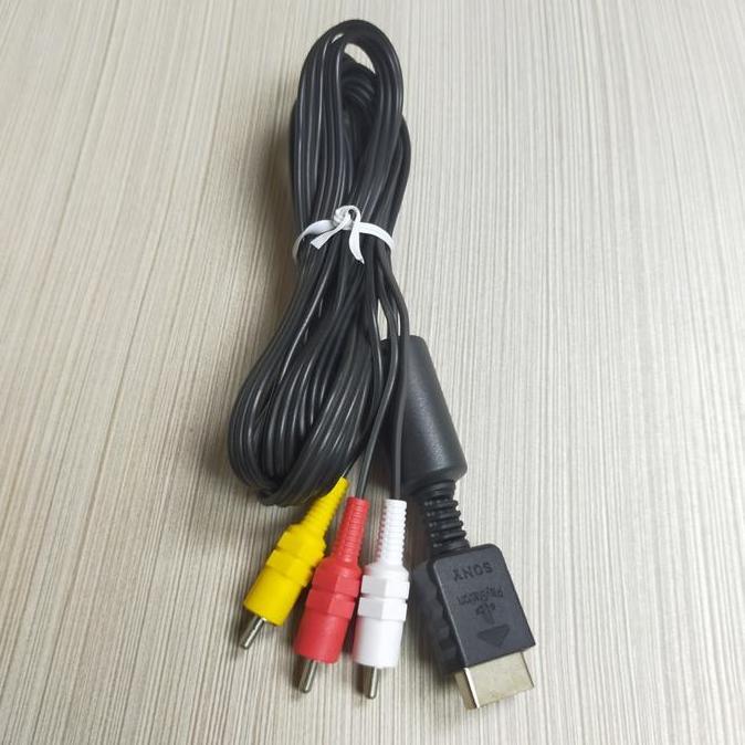 KABEL RCA PS2 2.5 METER KABEL AV ORIGINAL 2.5 METER
