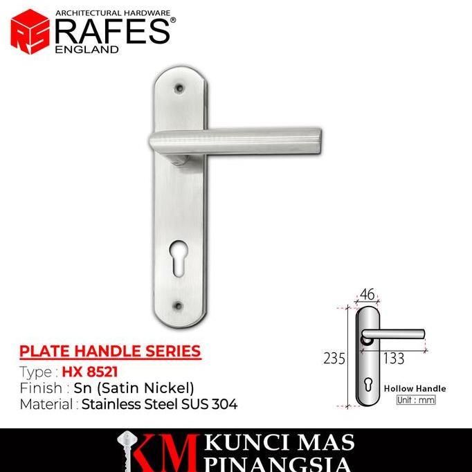 Gagang Pintu / Plate Handle / 8521 / RAFES ORIGINAL