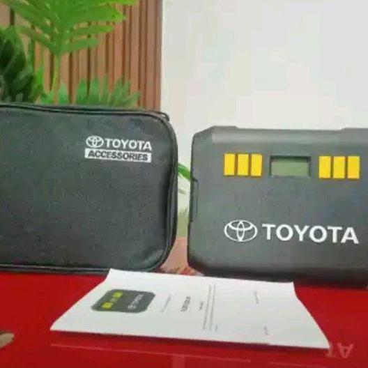 Toyota Pompa Ban Elektrik Portable Asli Bawaan Mobil Alphard dengan Aksesori Resmi Toyota