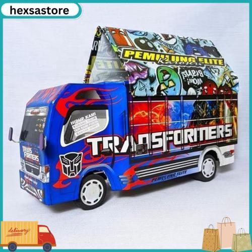 Promo Miniatur Truk Oleng Kayu Full Lampu Kelip Harga Murah Dijamin Bagus
