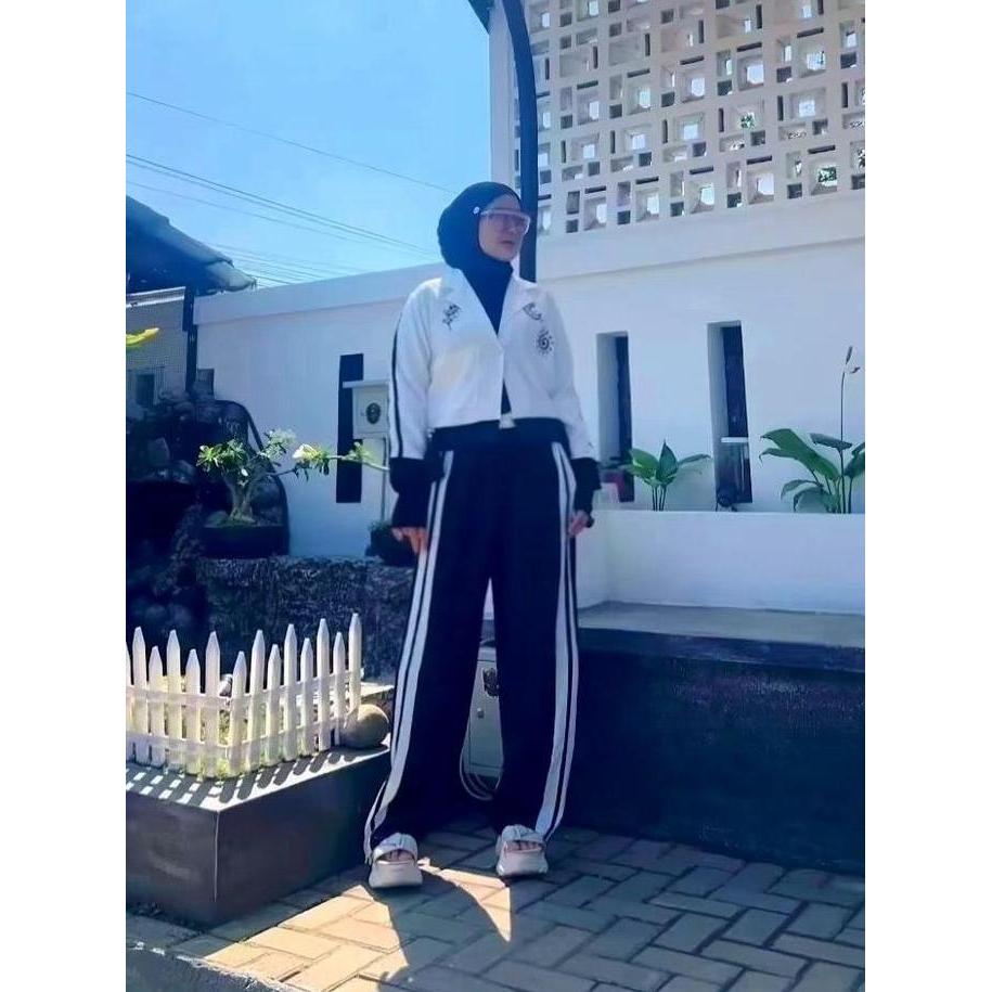 Strong - Serie Damara By Numiaa Fashion I Baju Wanita Muslim Setelan Celana Blazer Dan Kemeja