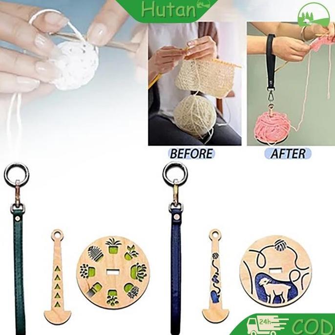 GIYANYAR Wrist Thread Ball Holder Yarn Dispenser Yarn Holder Yarn Organizer