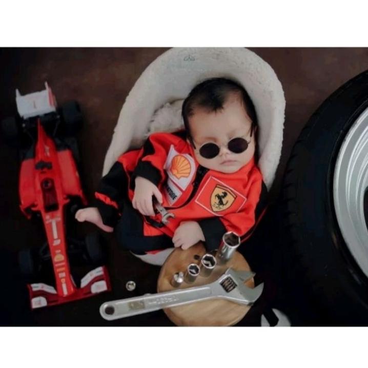 Baju Anak Pembalap Kostum Racing Anak Free Topi Stelan Pembalap Bayi Termurah